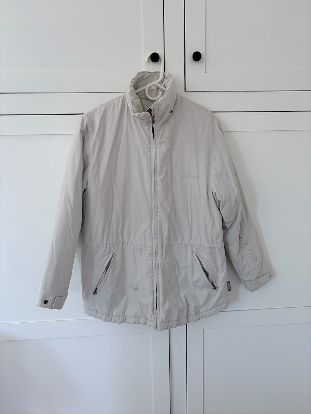 Pacific Trail Khaki Puff Zip Jacket Size Medium